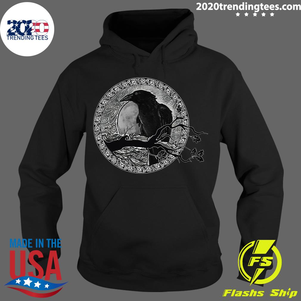 Bird Raven Black - Adult & Kids T-Shirts, Sweatshirts & Hoodies apparel design preview 2