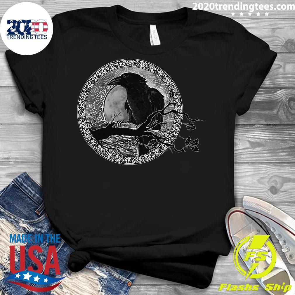 Bird Raven Black - Adult & Kids T-Shirts, Sweatshirts & Hoodies apparel design preview 3