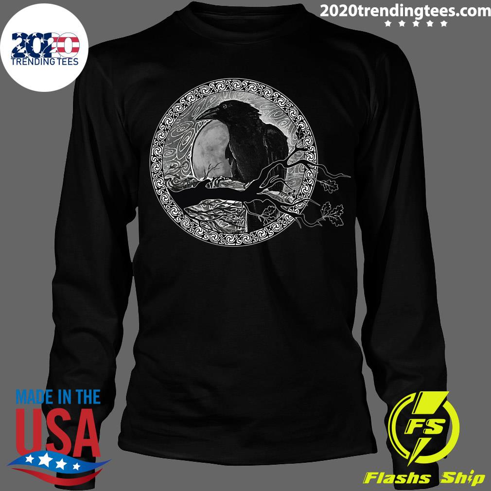 Bird Raven Black - Adult & Kids T-Shirts, Sweatshirts & Hoodies apparel design preview 4