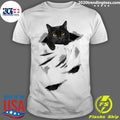 Black Cat Torn - Adult & Kids T-Shirts, Sweatshirts & Hoodies apparel design preview 1