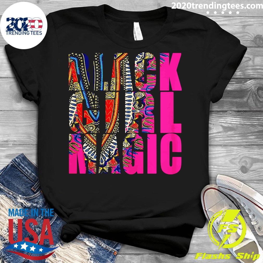 Black Girl Magic Dashiki - Adult & Kids T-Shirts, Sweatshirts & Hoodies apparel design preview 3
