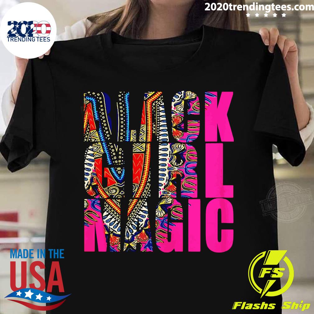 Black Girl Magic Dashiki - Adult & Kids T-Shirts, Sweatshirts & Hoodies apparel design preview 1