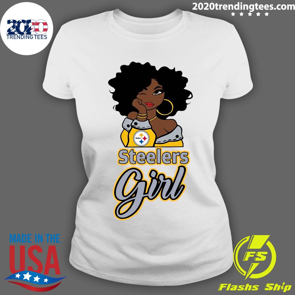 Black Girl Pittsburgh Steelers - Adult & Kids T-Shirts, Sweatshirts & Hoodies apparel design preview 3