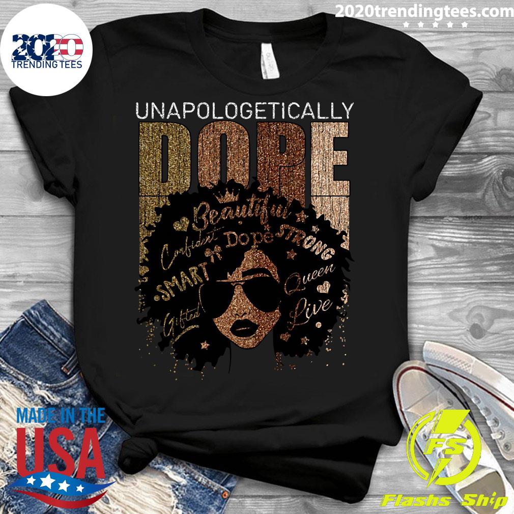 Black Women Unapologetically Dope - Adult & Kids T-Shirts, Sweatshirts & Hoodies apparel design preview 3