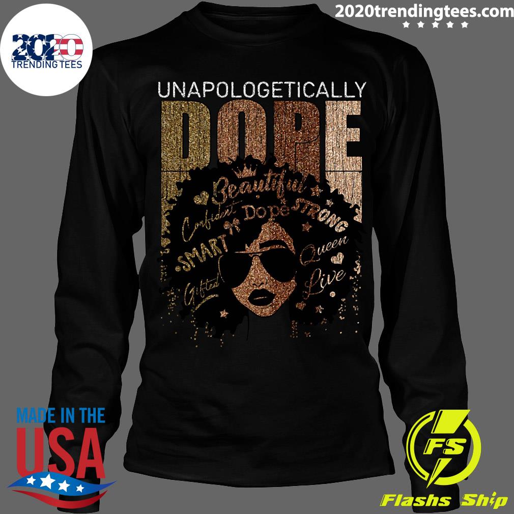 Black Women Unapologetically Dope - Adult & Kids T-Shirts, Sweatshirts & Hoodies apparel design preview 4
