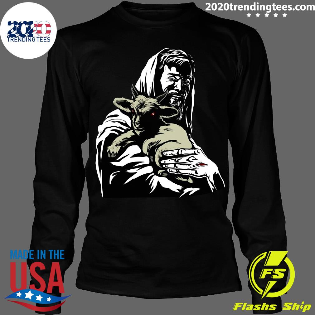 Blackcrafts Jesus Loves Satan Baphomet Atheist - Adult & Kids T-Shirts, Sweatshirts & Hoodies apparel design preview 4