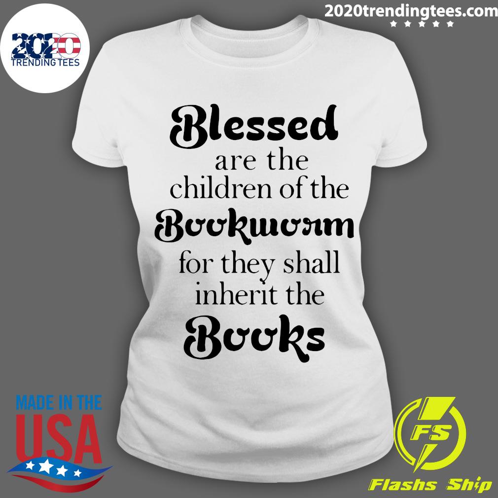 Blessed Are The Children Of Bookworm For They Shall - Adult & Kids T-Shirts, Sweatshirts & Hoodies apparel design preview 3
