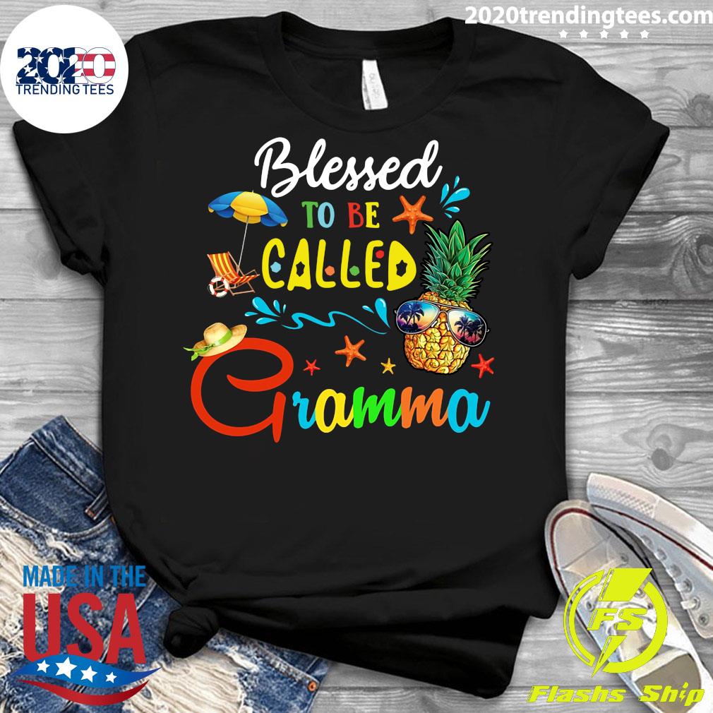 Blessed To Be Called Gramma - Adult & Kids T-Shirts, Sweatshirts & Hoodies apparel design preview 3