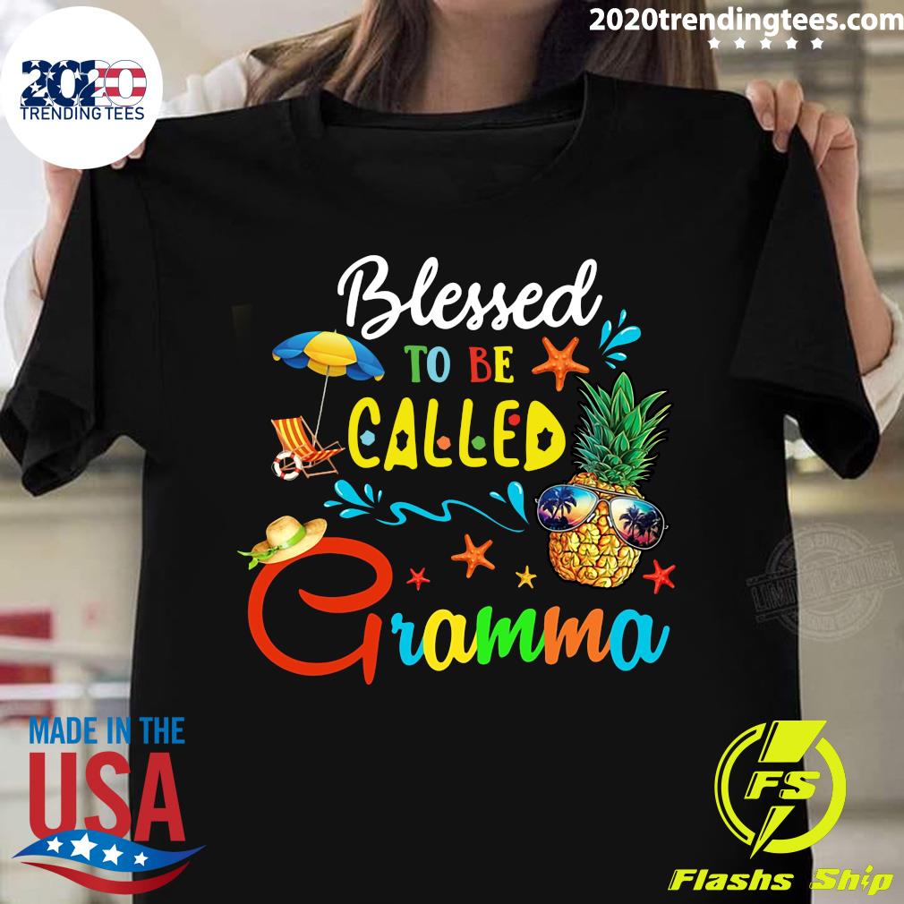 Blessed To Be Called Gramma - Adult & Kids T-Shirts, Sweatshirts & Hoodies apparel design preview 1