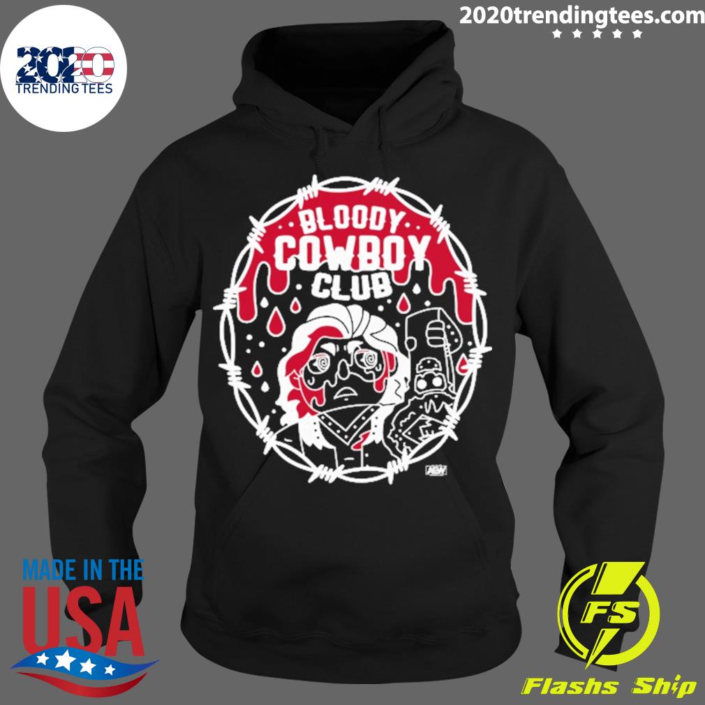 Bloody Cowboy Club - Adult & Kids T-Shirts, Sweatshirts & Hoodies apparel design preview 2
