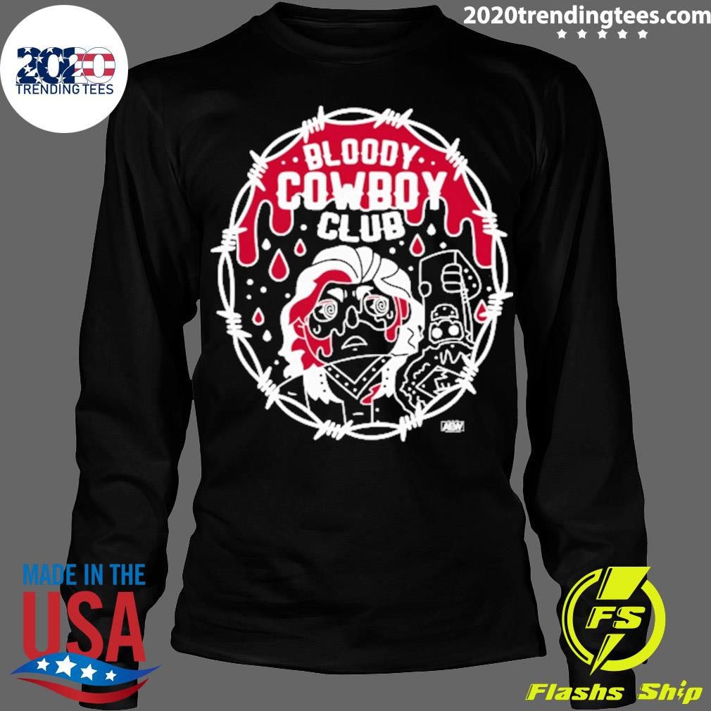 Bloody Cowboy Club - Adult & Kids T-Shirts, Sweatshirts & Hoodies apparel design preview 4