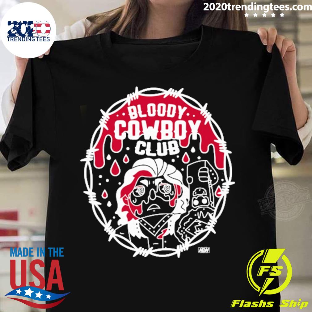 Bloody Cowboy Club - Adult & Kids T-Shirts, Sweatshirts & Hoodies apparel design preview 1