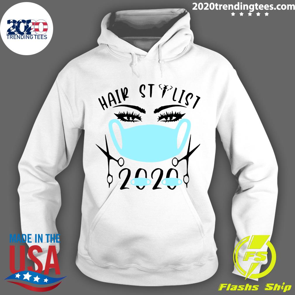 Blue Hair Stylist 2020 Face Mask - Adult & Kids T-Shirts, Sweatshirts & Hoodies apparel design preview 2
