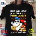 Boo Ghost I Don_t Need A Costume I_m Postal Worker My - Adult & Kids T-Shirts, Sweatshirts & Hoodies apparel design preview 1