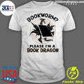 Bookworm Please I'm A Book Dragon - Adult & Kids T-Shirts, Sweatshirts & Hoodies apparel design preview 1