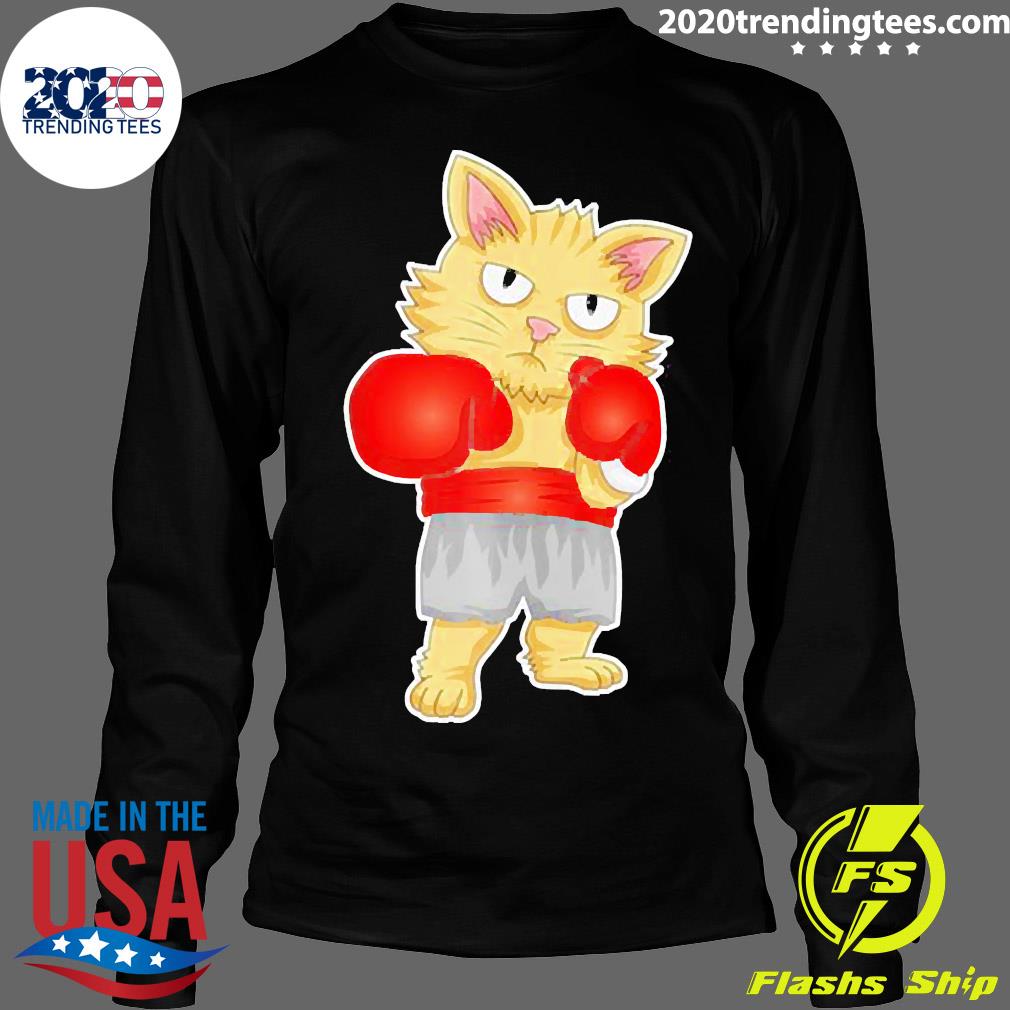 Boxing Cat - Adult & Kids T-Shirts, Sweatshirts & Hoodies apparel design preview 4
