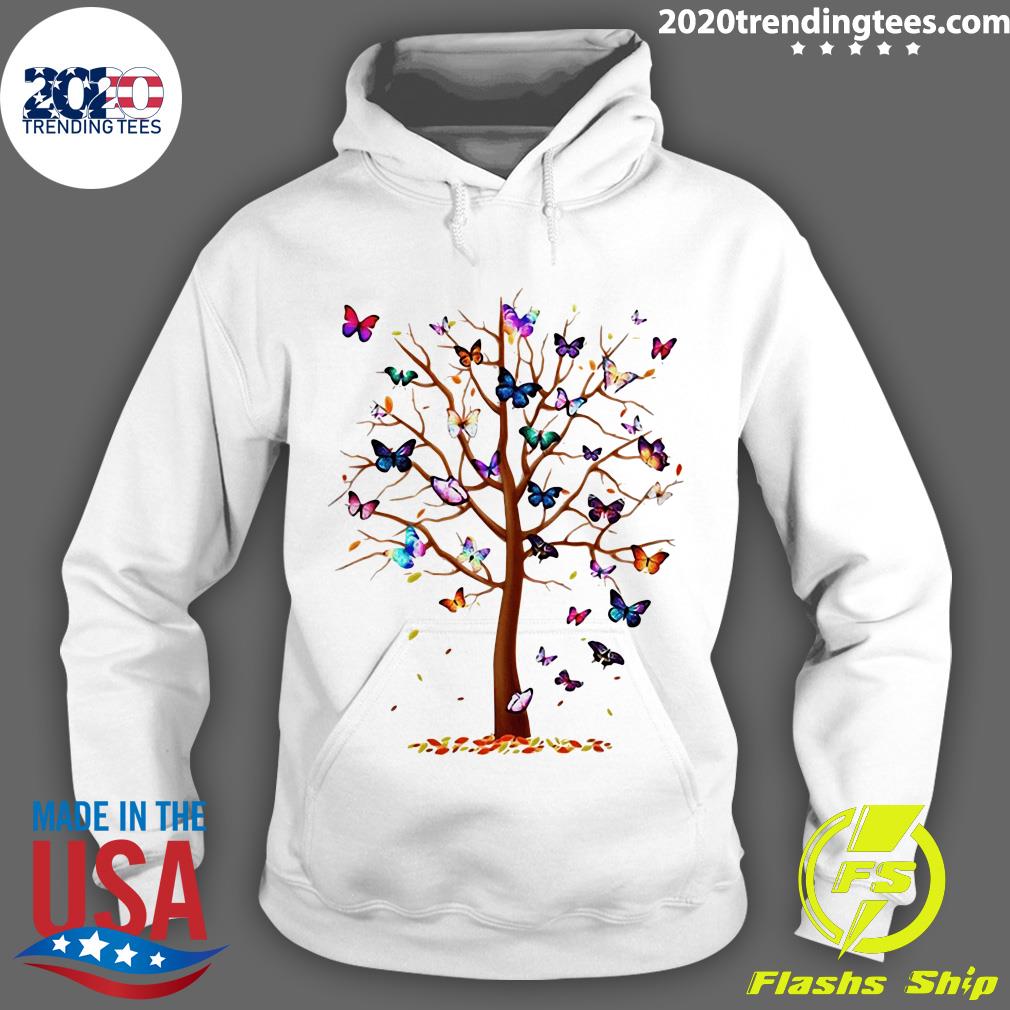 Butterfly Tree Beautiful - Adult & Kids T-Shirts, Sweatshirts & Hoodies apparel design preview 2