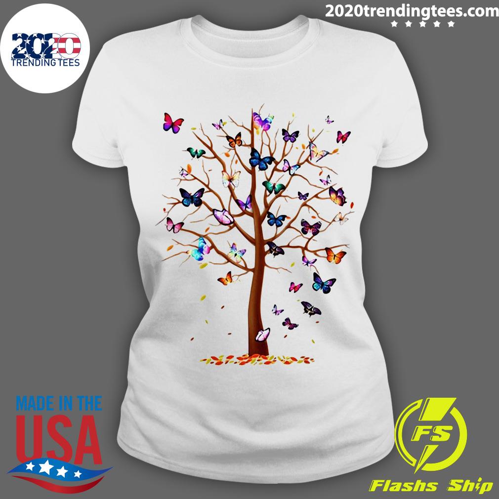 Butterfly Tree Beautiful - Adult & Kids T-Shirts, Sweatshirts & Hoodies apparel design preview 3