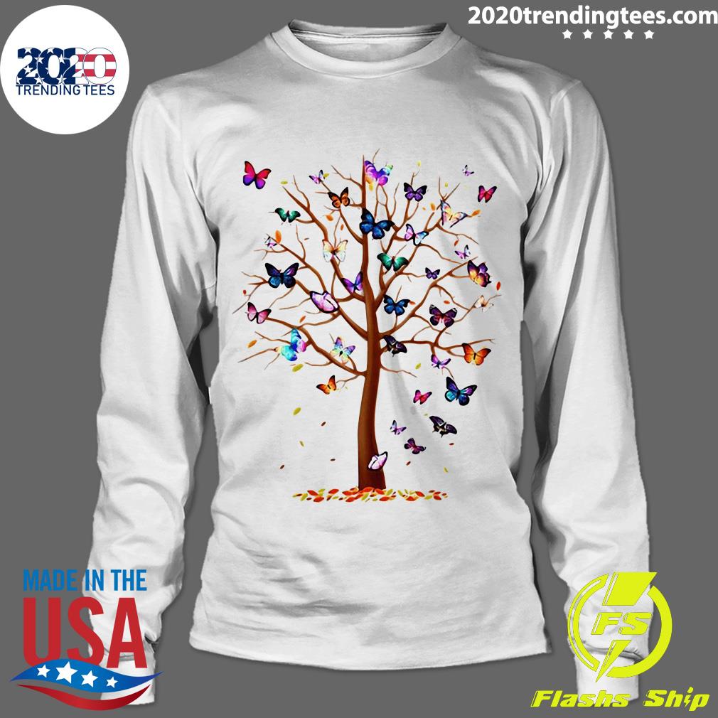 Butterfly Tree Beautiful - Adult & Kids T-Shirts, Sweatshirts & Hoodies apparel design preview 4