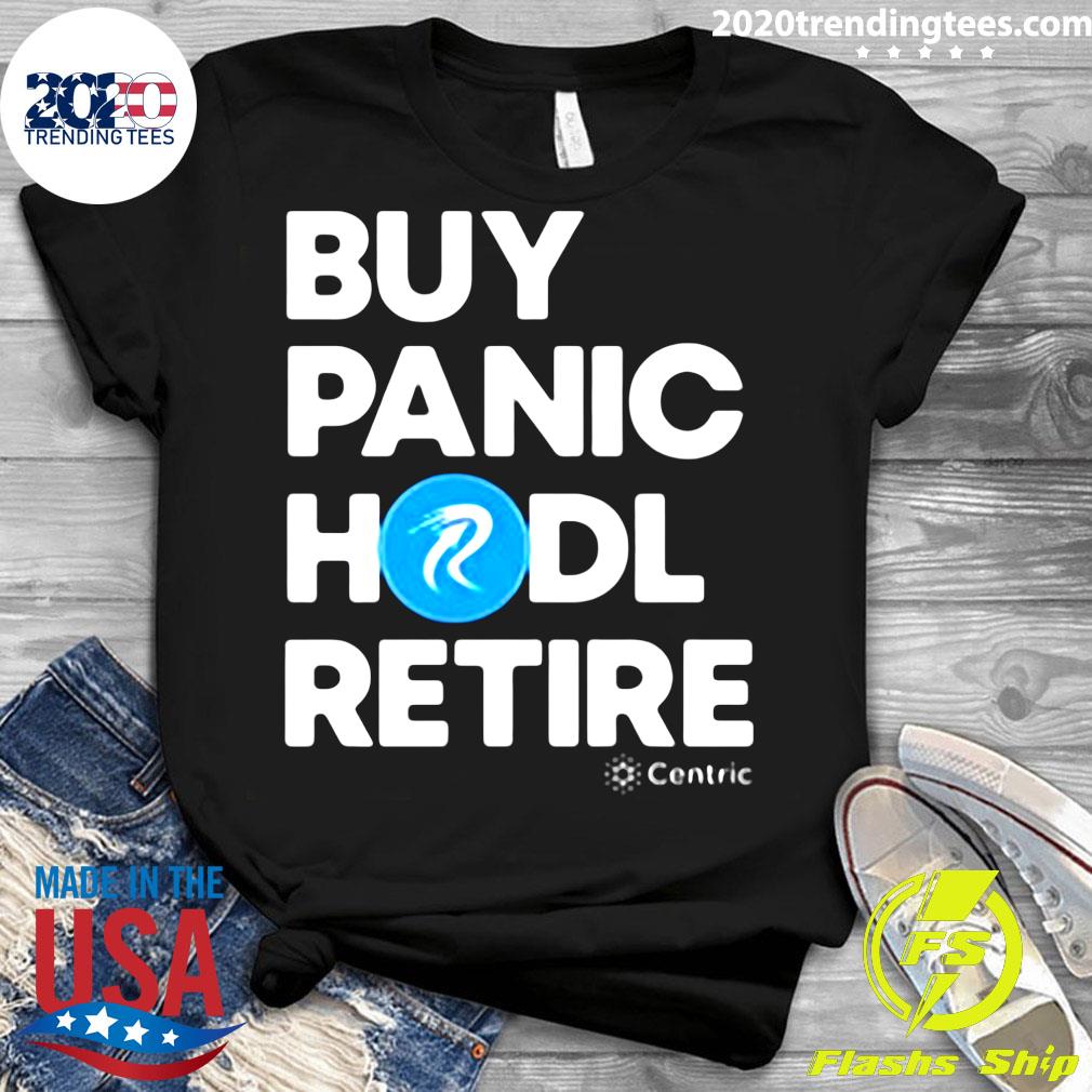 Buy Panic Hodl Retire Centric - Adult & Kids T-Shirts, Sweatshirts & Hoodies apparel design preview 3
