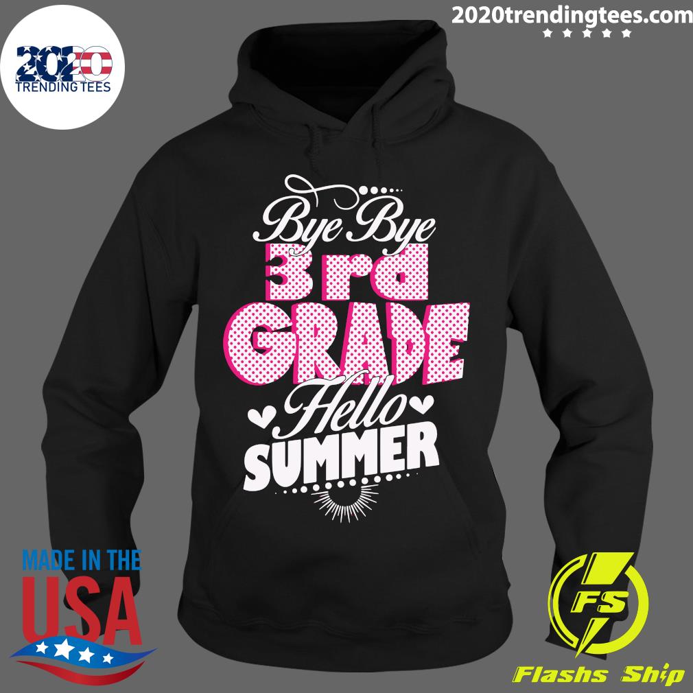 Bye 3rd Grade Hello Summer - Adult & Kids T-Shirts, Sweatshirts & Hoodies apparel design preview 2