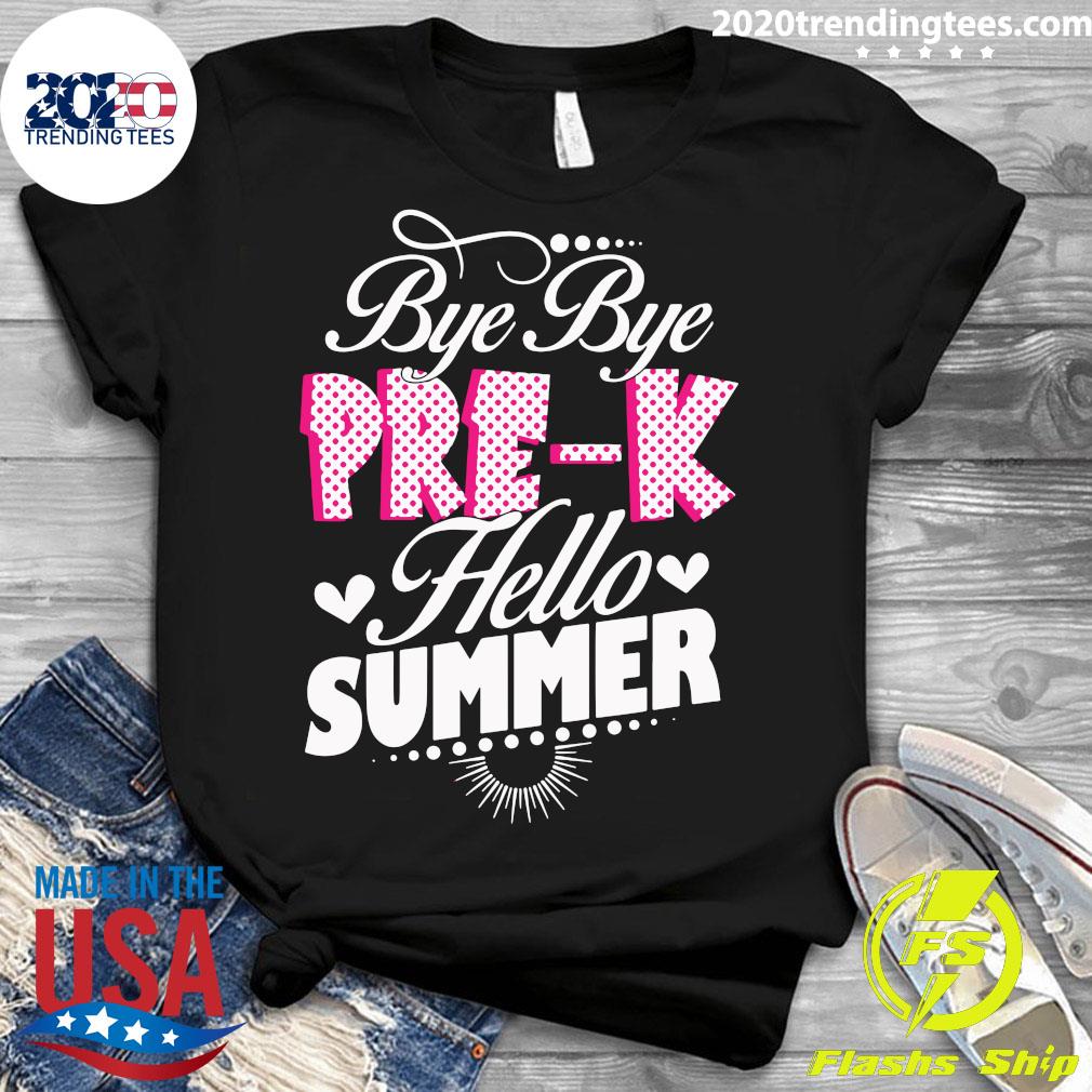 Bye Pre-k Hello Summer - Adult & Kids T-Shirts, Sweatshirts & Hoodies apparel design preview 3