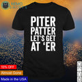 Taylor Lewan pitter patter let's get at 'er - Adult & Kids T-Shirts, Sweatshirts & Hoodies apparel design preview 1