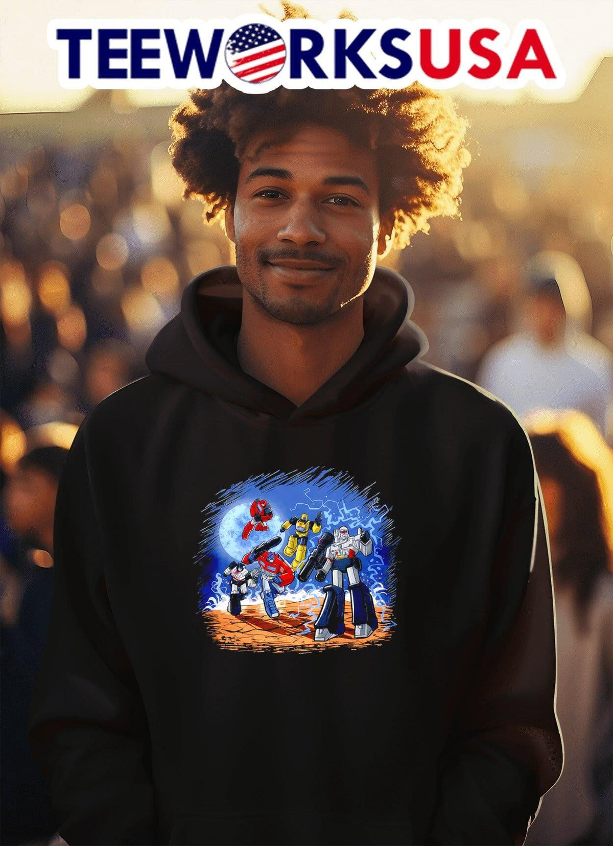 Transformers bots cover cartoon - Adult & Kids T-Shirts, Sweatshirts & Hoodies apparel design preview 2