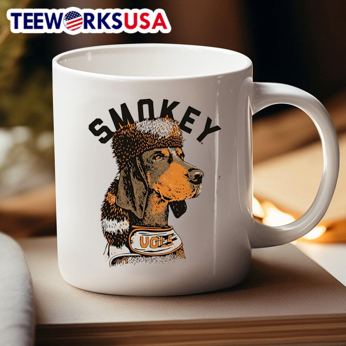 Smokey Coonskin Cap - Adult & Kids T-Shirts, Sweatshirts & Hoodies apparel design preview 4