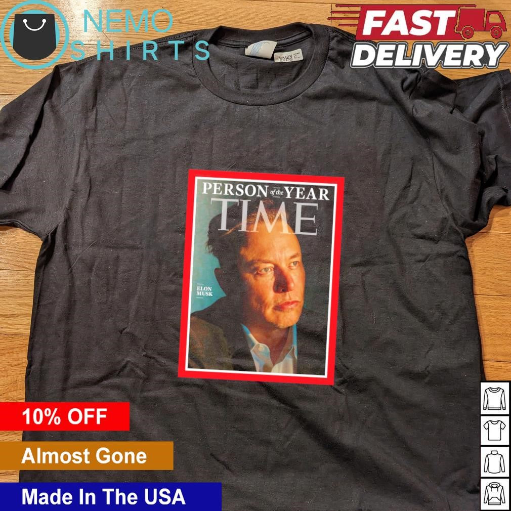 Time person of the year Elon Musk - Adult & Kids T-Shirts, Sweatshirts & Hoodies apparel design preview 4