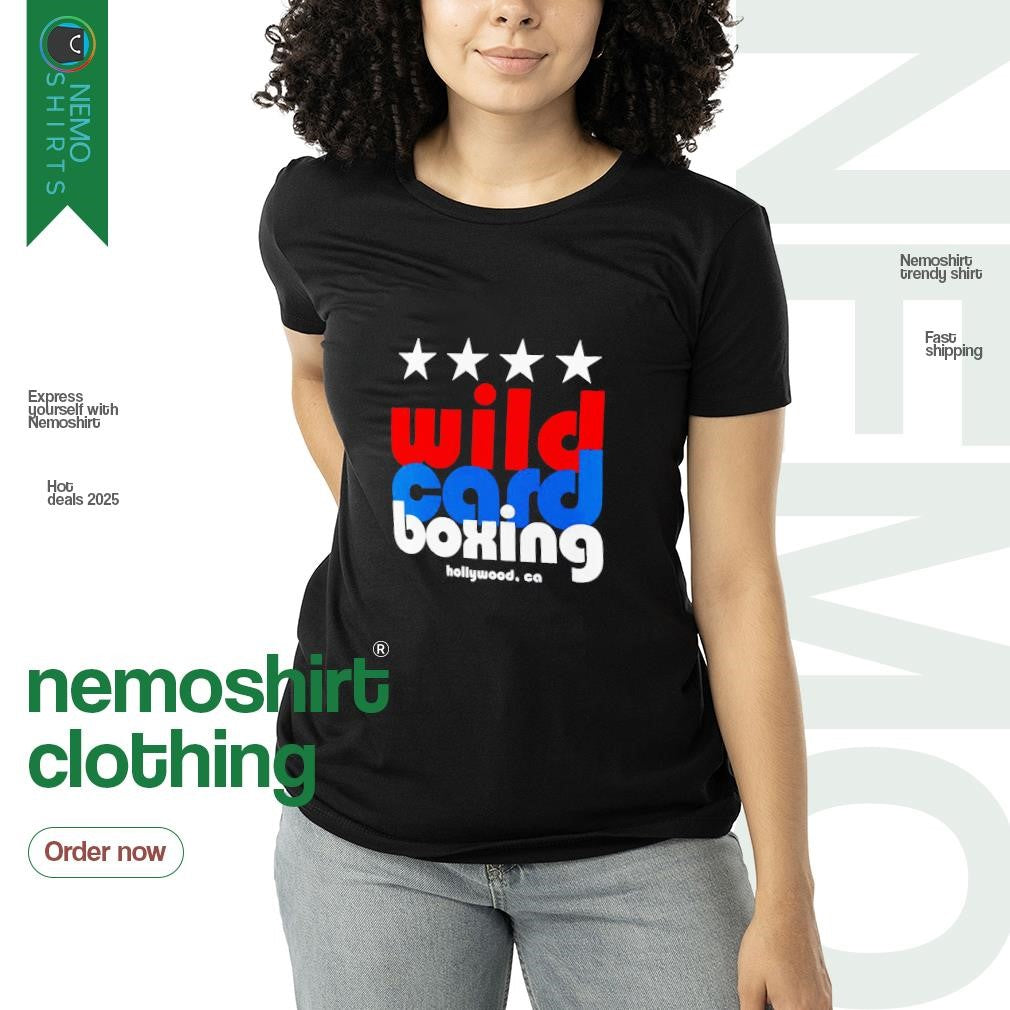 Wild card boxing hollywood - Adult & Kids T-Shirts, Sweatshirts & Hoodies apparel design preview 3