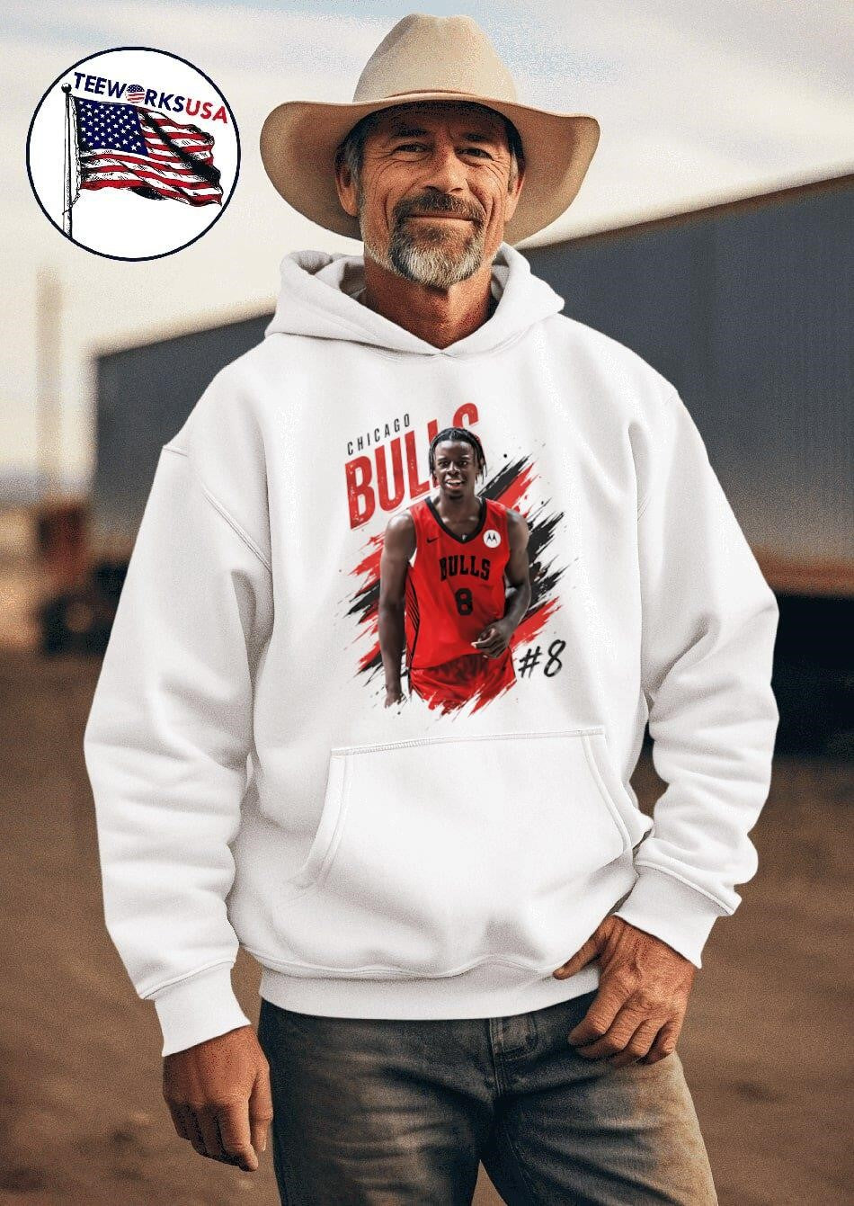Vintage Zach LaVine Bootleg Rap Style Chicago - Adult & Kids T-Shirts, Sweatshirts & Hoodies apparel design preview 2