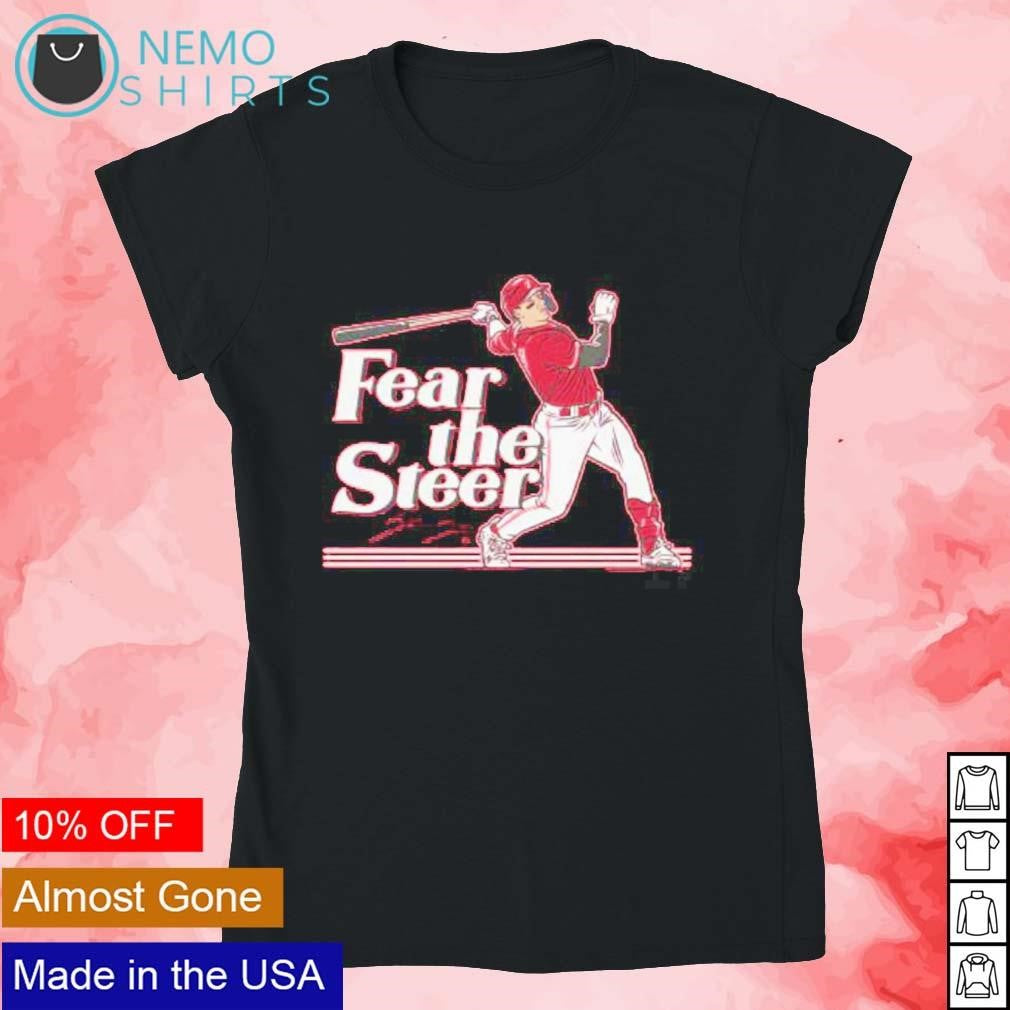 Fear the Steer Spencer Cincinnati Reds - Adult & Kids T-Shirts, Sweatshirts & Hoodies apparel design preview 4