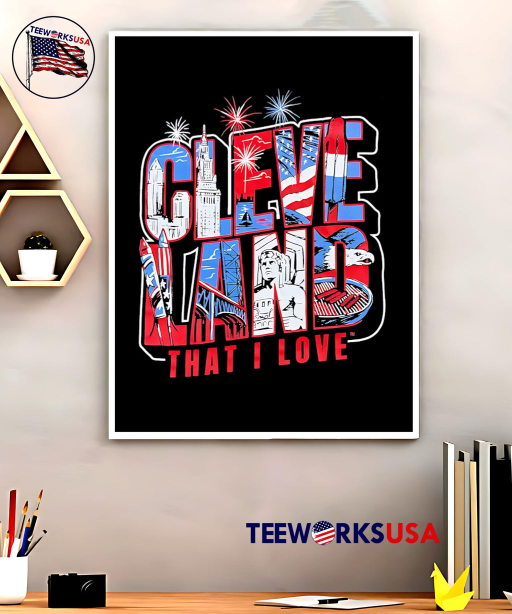 Cleveland That I Love city - Adult & Kids T-Shirts, Sweatshirts & Hoodies apparel design preview 5