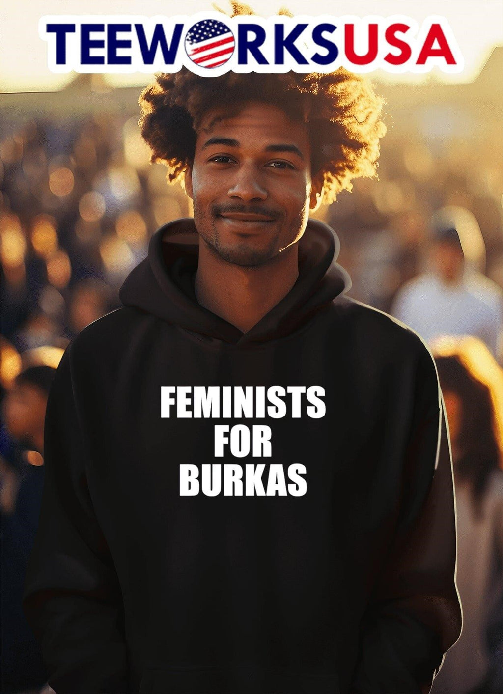 Feminists For Burkas - Adult & Kids T-Shirts, Sweatshirts & Hoodies apparel design preview 2