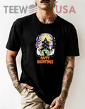 Happy Hauntings Halloween 2025 - Adult & Kids T-Shirts, Sweatshirts & Hoodies apparel design preview 1