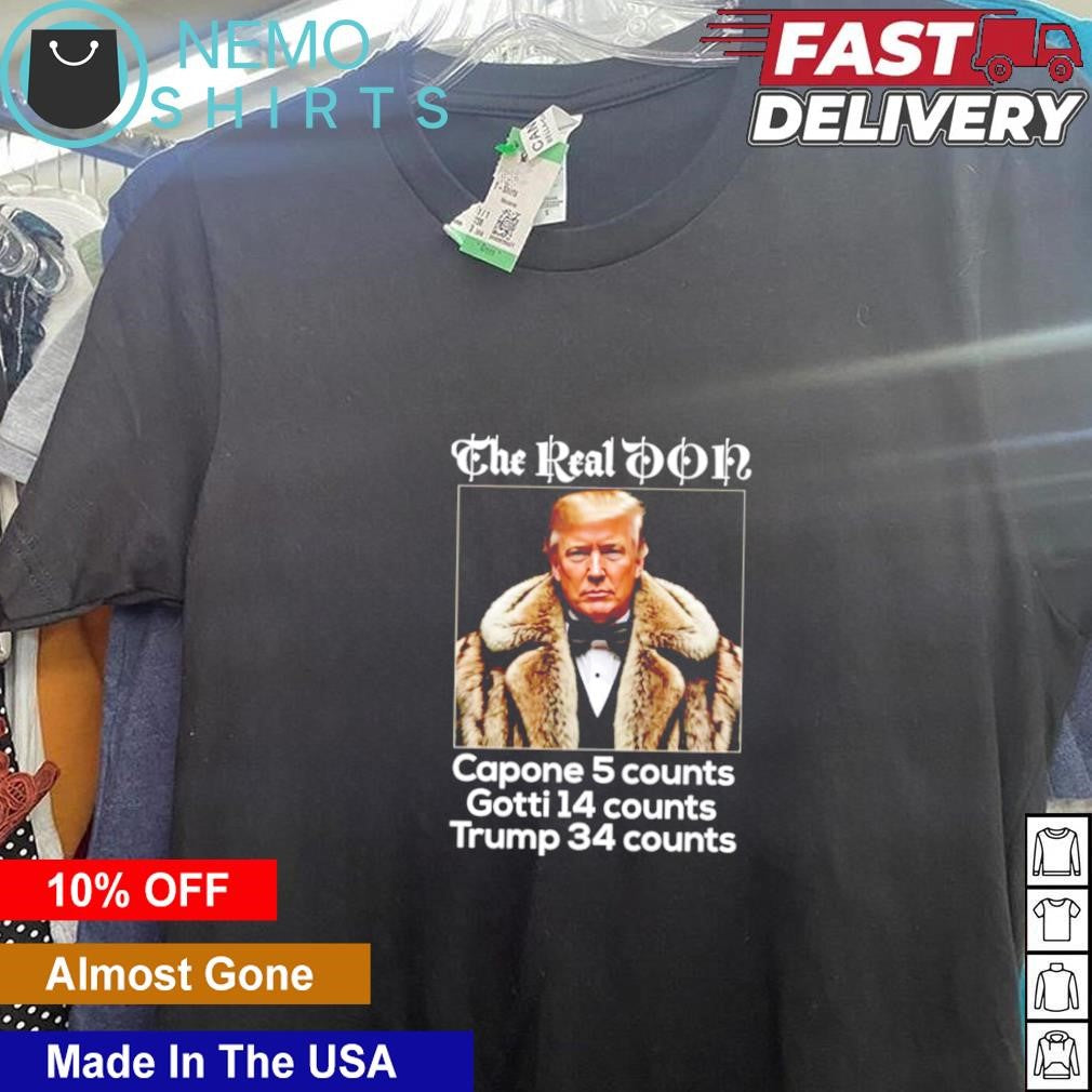 The real Don capone 5 counts gotti 14 Trump 34 - Adult & Kids T-Shirts, Sweatshirts & Hoodies apparel design preview 5