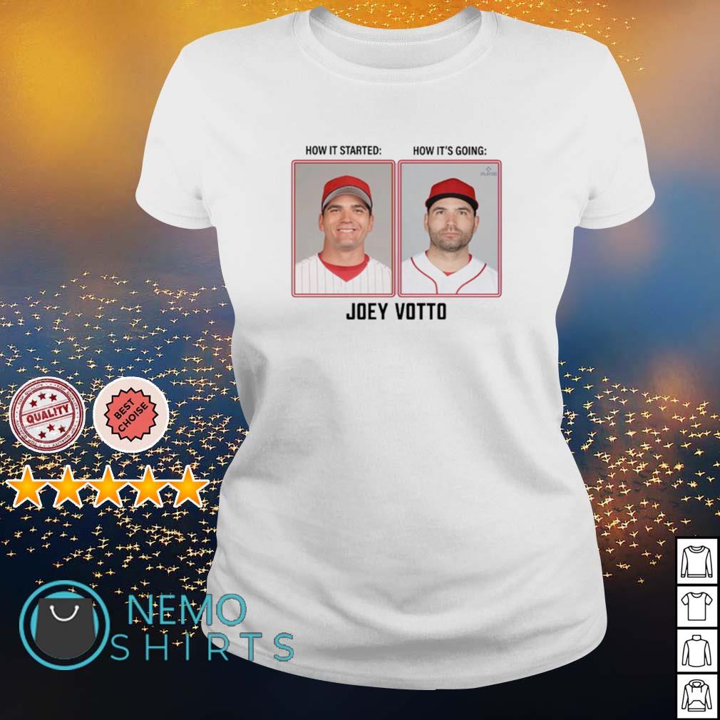 How it started it's going Joey Votto - Adult & Kids T-Shirts, Sweatshirts & Hoodies apparel design preview 3