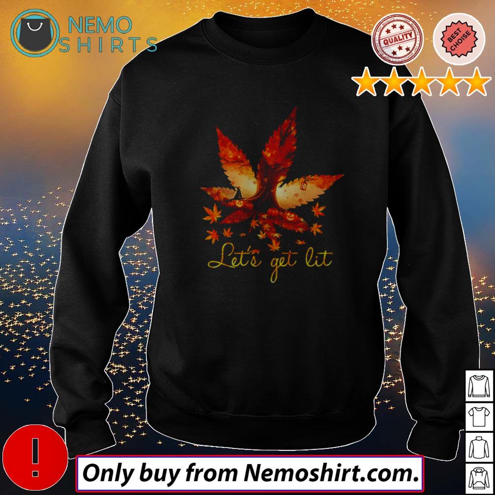 Autumn let's get lit weed - Adult & Kids T-Shirts, Sweatshirts & Hoodies apparel design preview 4