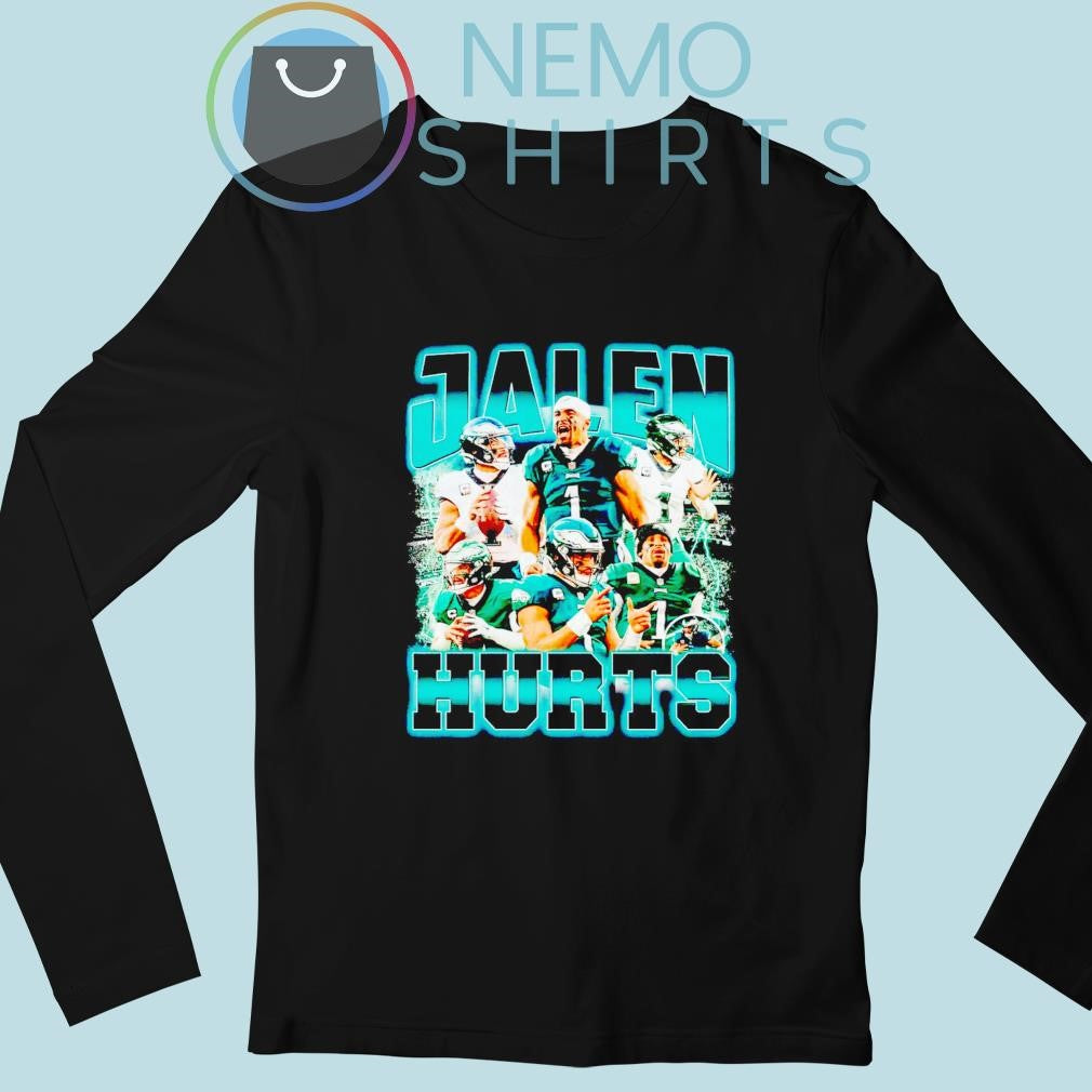 Philadelphia Eagles Jalen Hurts 90s graphic - Adult & Kids T-Shirts, Sweatshirts & Hoodies apparel design preview 3