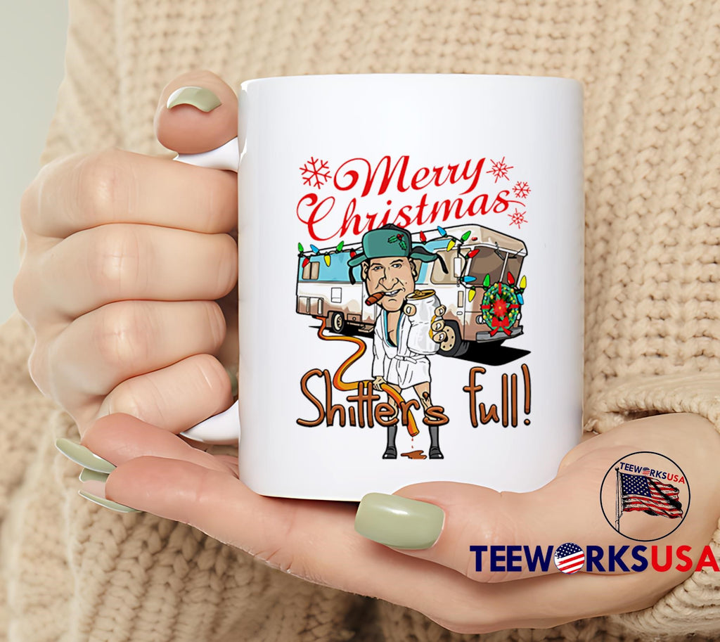 Merry Christmas Shiter's full - Adult & Kids T-Shirts, Sweatshirts & Hoodies apparel design preview 6