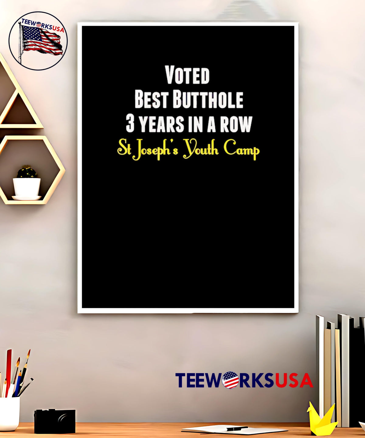 Voted Best Butthole 3 Years Is A Row St Joseph's - Adult & Kids T-Shirts, Sweatshirts & Hoodies apparel design preview 5