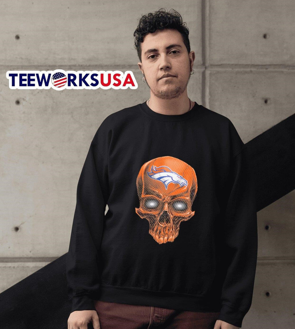Denver Broncos Special skull - Adult & Kids T-Shirts, Sweatshirts & Hoodies apparel design preview 3