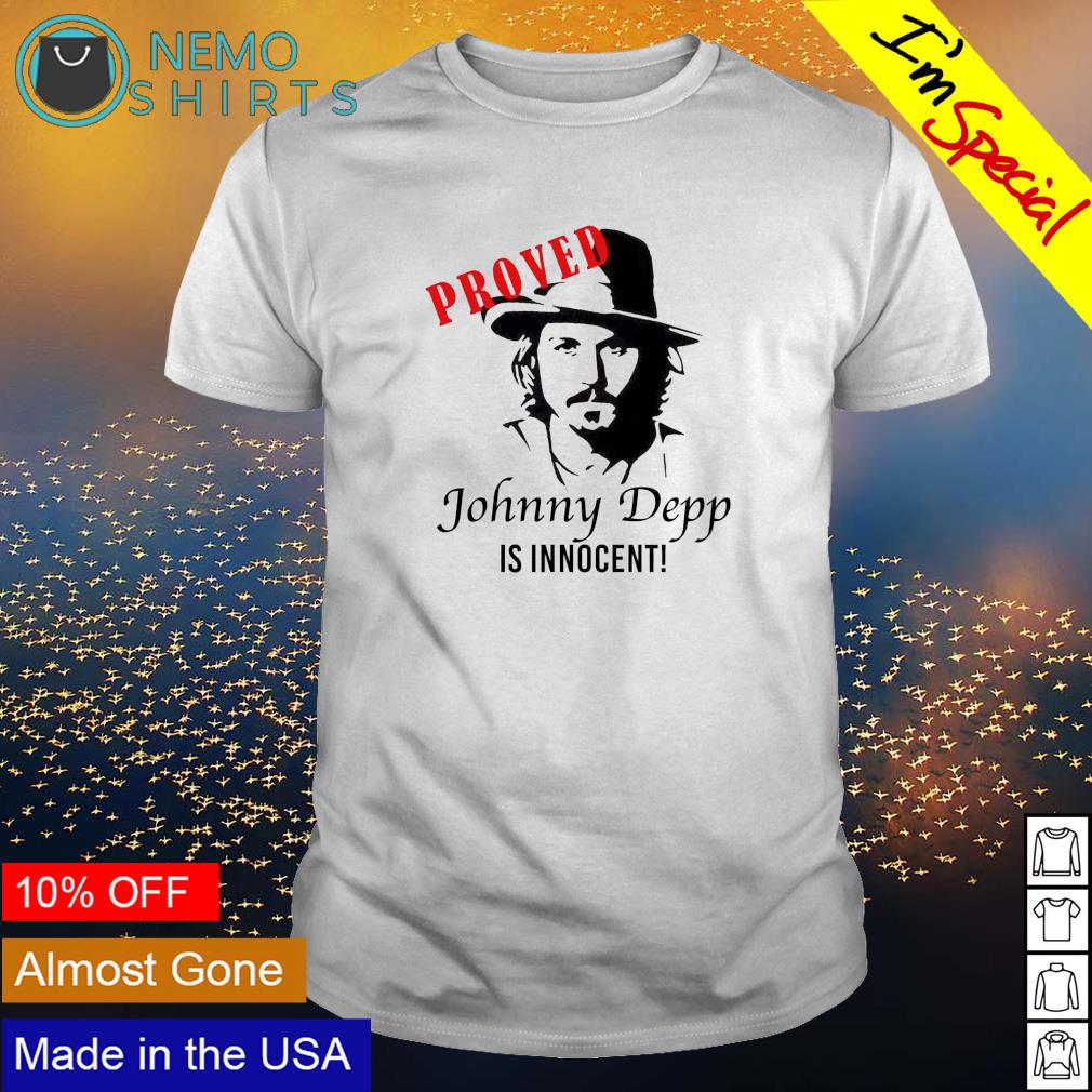 Proved Johnny Depp is Innocent - Adult & Kids T-Shirts, Sweatshirts & Hoodies apparel design preview 1