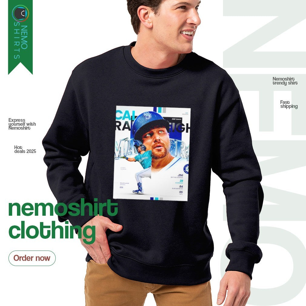 Cal Raleigh Big Dumper Seattle Mariners home run - Adult & Kids T-Shirts, Sweatshirts & Hoodies apparel design preview 4