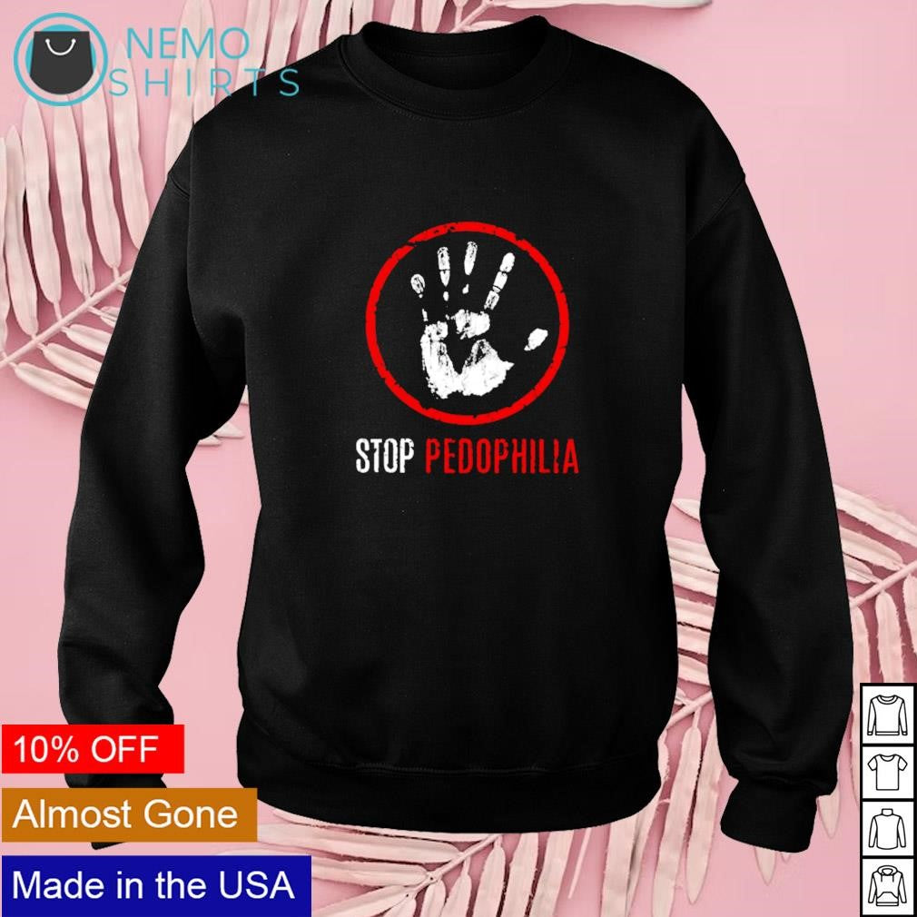 Stop Pedophilia - Adult & Kids T-Shirts, Sweatshirts & Hoodies apparel design preview 3