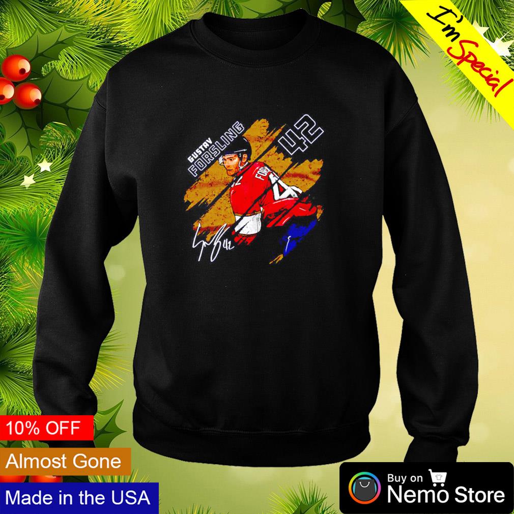 Gustav Forsling Florida Panthers stripes - Adult & Kids T-Shirts, Sweatshirts & Hoodies apparel design preview 4