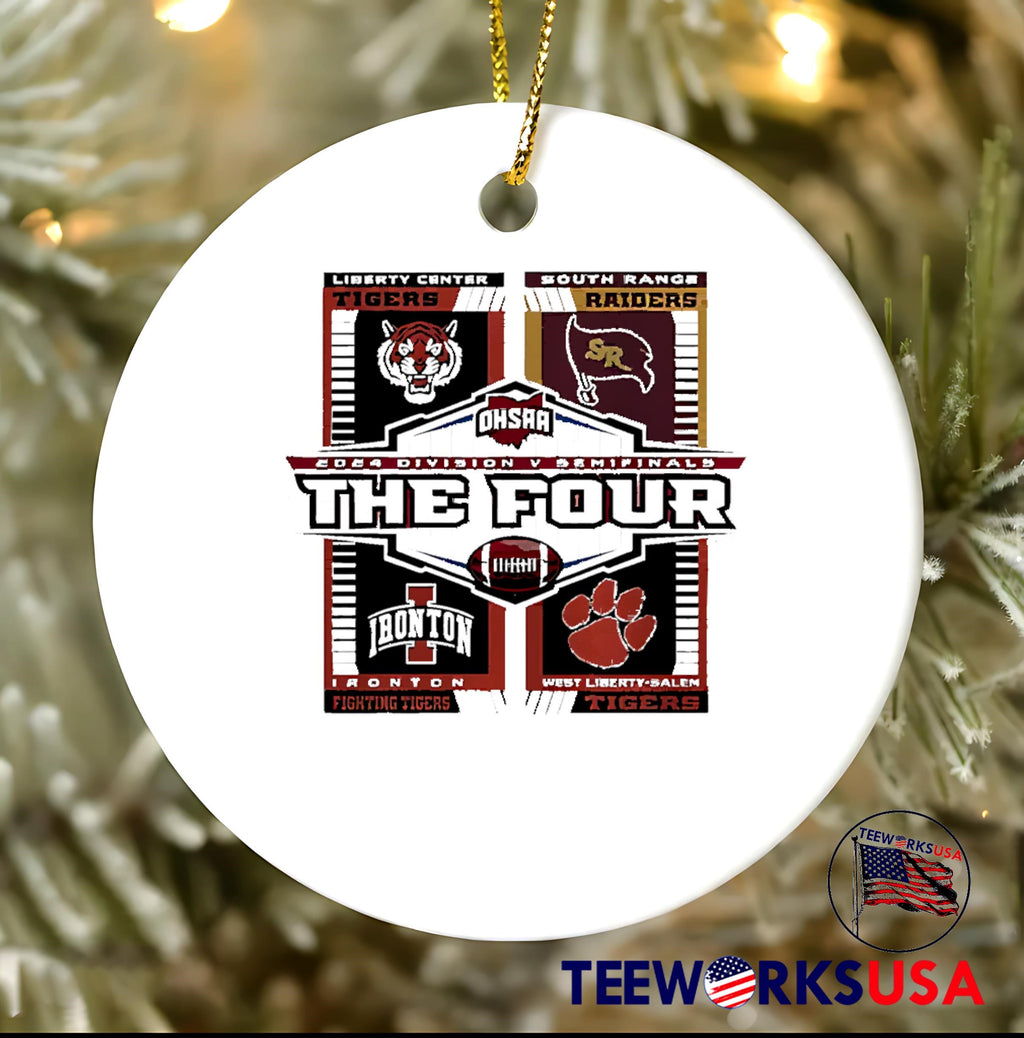 Ohsaa 2024 Division 5 Semifinals the Four Teams - Adult & Kids T-Shirts, Sweatshirts & Hoodies apparel design preview 3