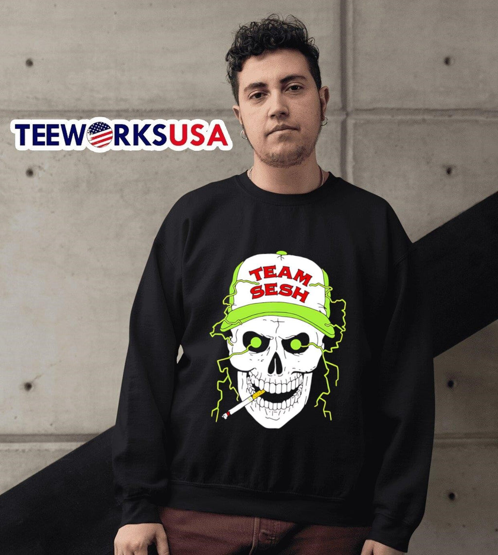Team Sesh 316 Bone Tour North America - Adult & Kids T-Shirts, Sweatshirts & Hoodies apparel design preview 6