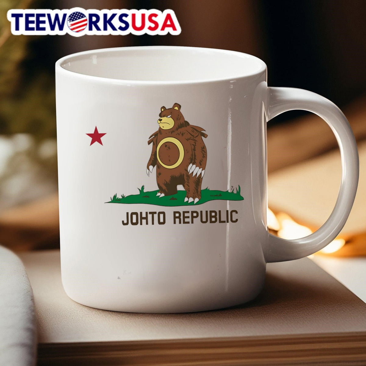 Bear for Dave Johto Republic - Adult & Kids T-Shirts, Sweatshirts & Hoodies apparel design preview 4